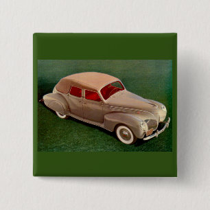 1939 Lincoln Zephyr Pinback Button