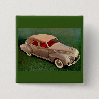 1939 Lincoln Zephyr Pinback Button