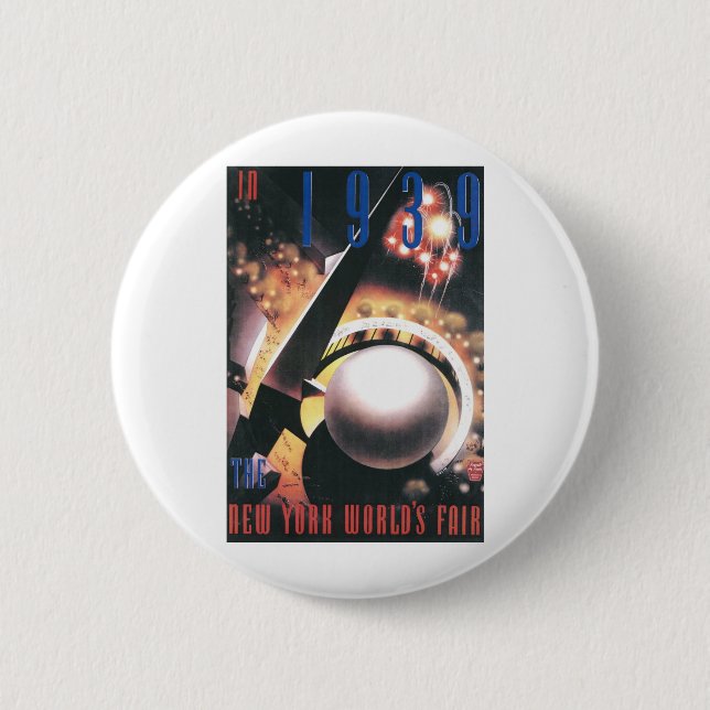 1939 New York World Fair Button (Front)