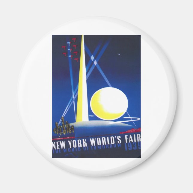 1939 New York World Fair Magnet (Front)