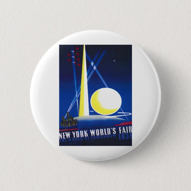 1939 New York World Fair Pinback Button (Front)