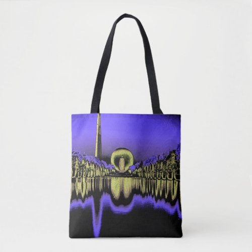 1939 New York Worlds Fair Art From Photograph Tote Bag