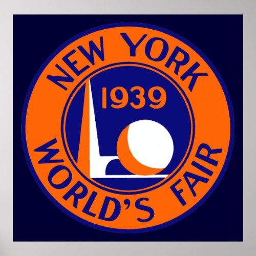 1939 New York Worlds Fair Poster