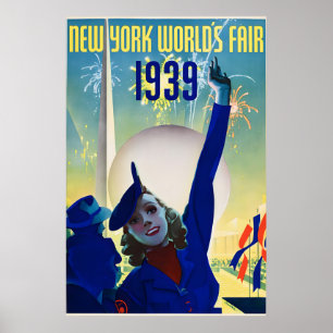 1939 New York World's Fair - Vintage Poster Prints