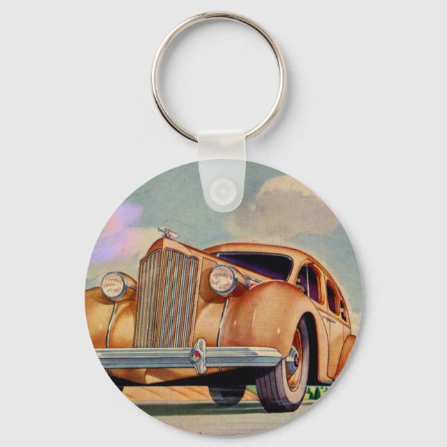 1939 Packard Super 8 Keychain (Front)