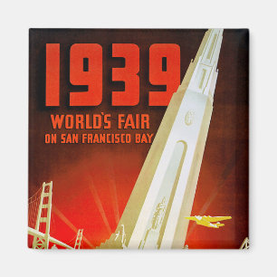 1939 World Fair San Francisco Magnet
