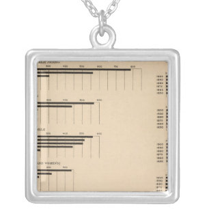 193 Value, products by industries 1850-1900 Silver Plated Necklace