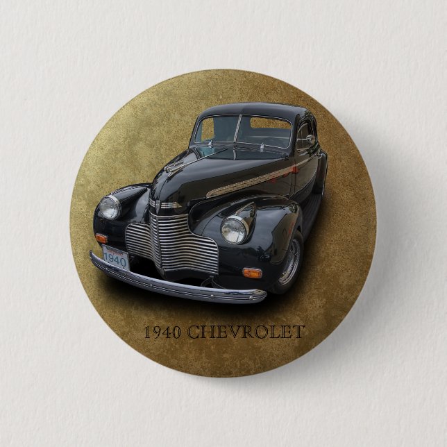 1940 CHEVROLET 2 PINBACK BUTTON (Front)
