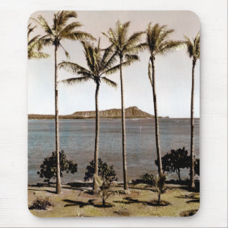 1940 Diamond Head Hawaii Mouse Pad