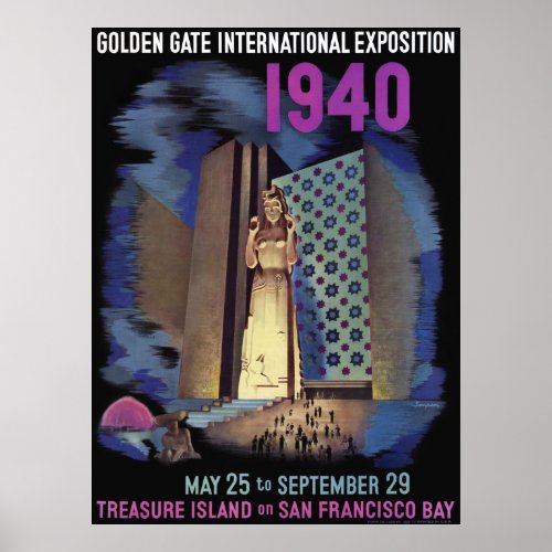 1940 Golden Gate International Exposition Poster