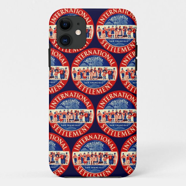 1940 International Settlement San Francisco Case-Mate iPhone Case (Back)
