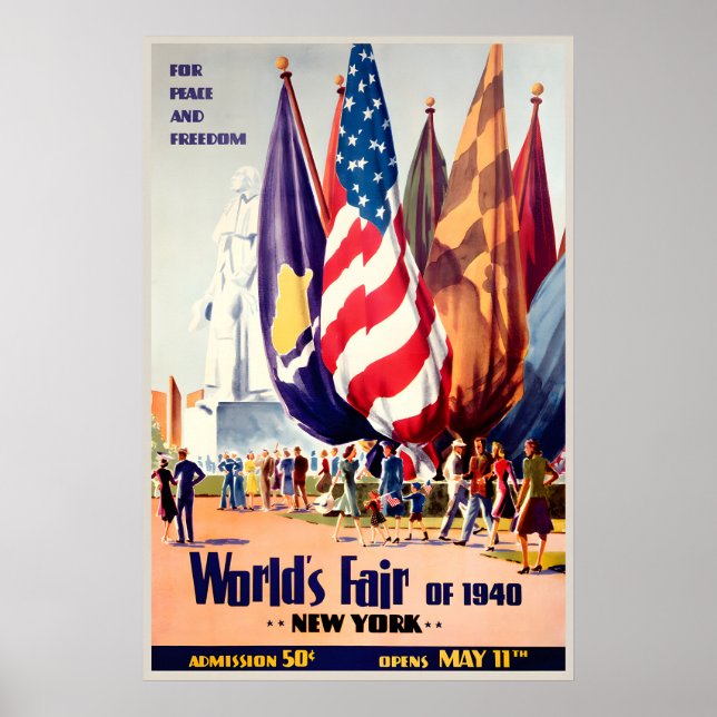 1940 New York World's Fair Poster (Front)