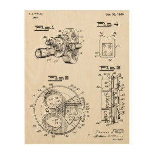 1940 Vintage Camera Patent Art Drawing Print