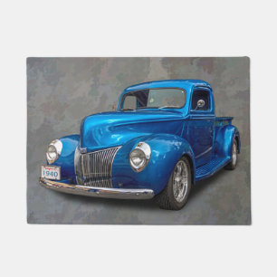 1940 VINTAGE PICKUP TRUCK DOORMAT