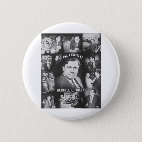 1940 Wendell Willkie Pinback Button