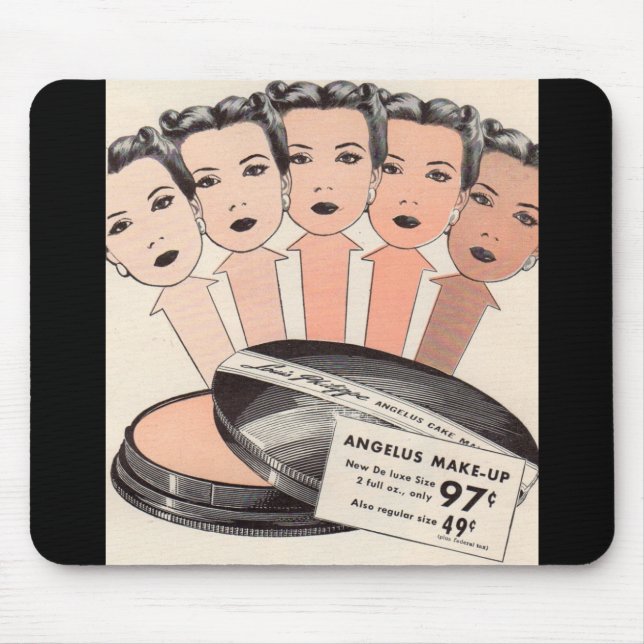 1940s ad for Angelus make-up Mouse Pad (Front)