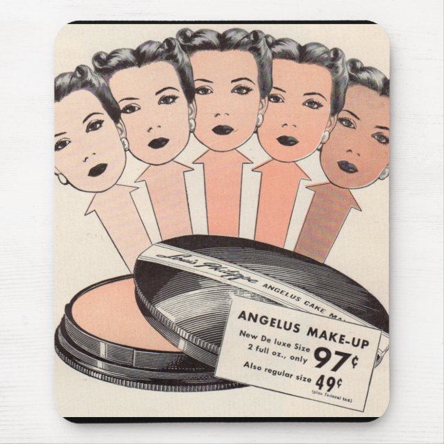 1940s ad for Angelus make-up Mouse Pad (Front)