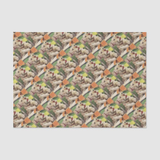 1940s adorable terrier dog tissue paper