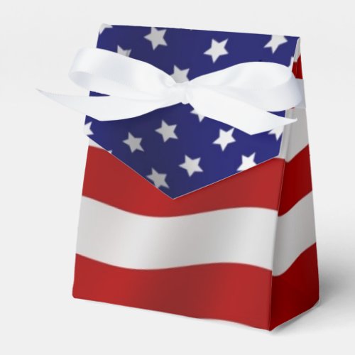 1940s American Flag Favor Boxes