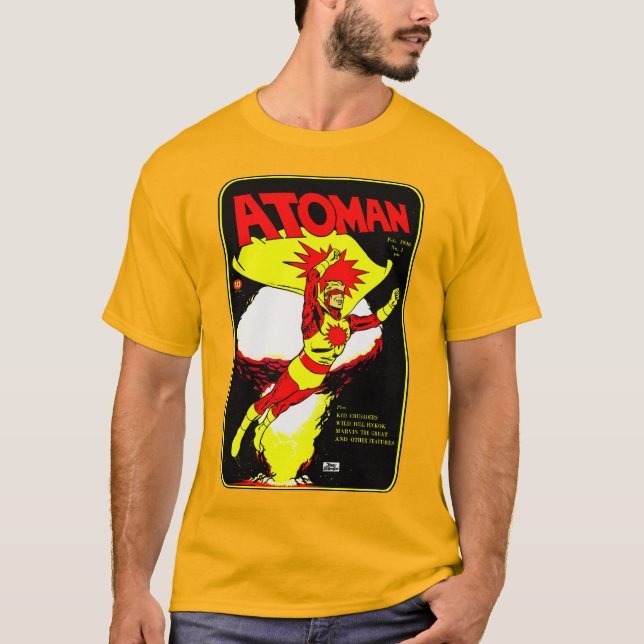 1940's ATOMAN Comic T-Shirt (Front)