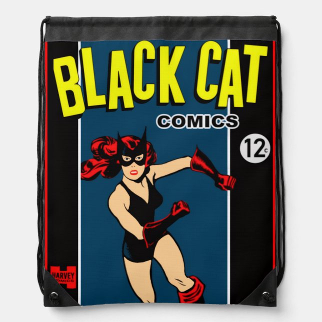 1940's Black Cat Comics Backpack (Front)