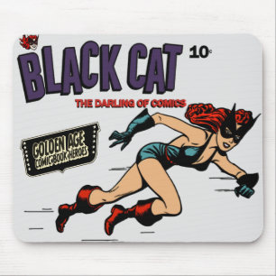 1940's Black Cat Mousepad