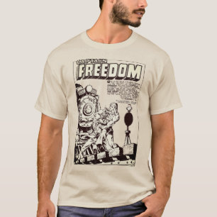 1940's Captain FREEDOM Comic T-Shirt