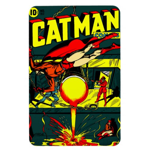 1940s Cat_Man Comics Flexible Magnet