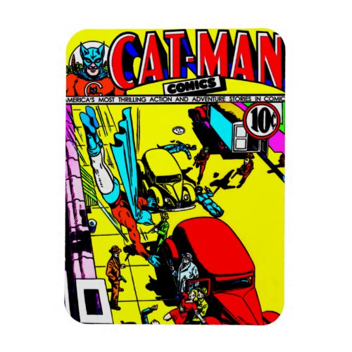 1940s Cat_Man Comics Magnet