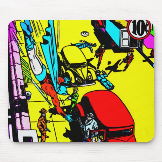 1940's Cat-Man Comics Mousepad (Front)