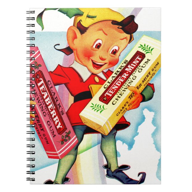 1940s Clark’s chewing gum elf Notebook (Front)