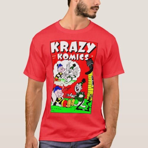 1940s Classic Krazy Komics T_Shirt