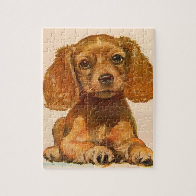 1940s cocker spaniel puppy - The Cutest in History Jigsaw Puzzle (Vertical)
