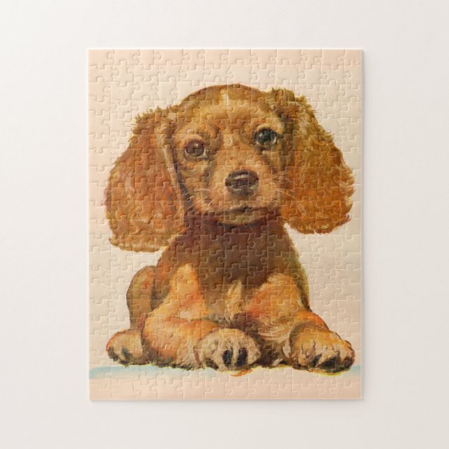 1940s cocker spaniel puppy - The Cutest in History Jigsaw Puzzle (Vertical)