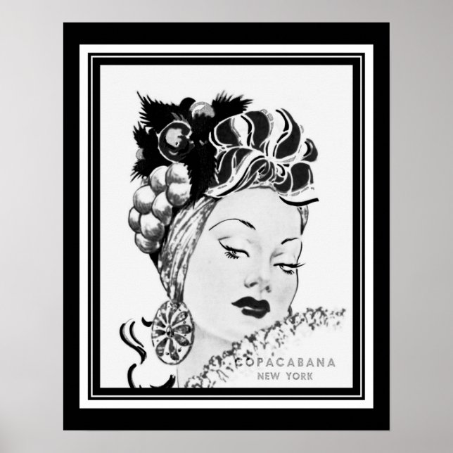 1940s Copacabana New York Poster (Front)