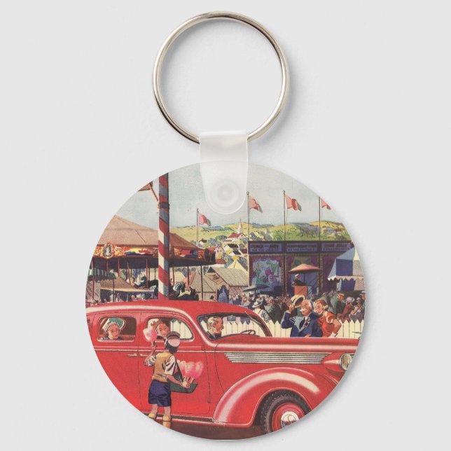 1940's Desoto Keychain (Front)