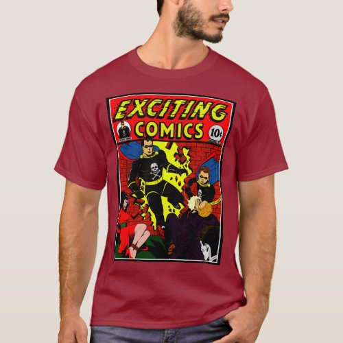 1940s Exciting Comics T_Shirt