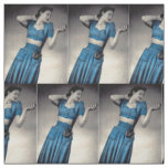 1940s fashion photobare  midriff style print fabric