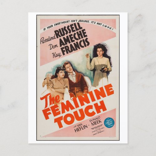 1940s Film The Feminine Touch Postcard