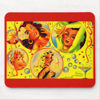 1940s glamour girls mouse pad