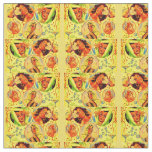 1940s glamour girls print fabric
