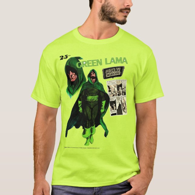 1940's Green Lama "Character" T-Shirt (Front)