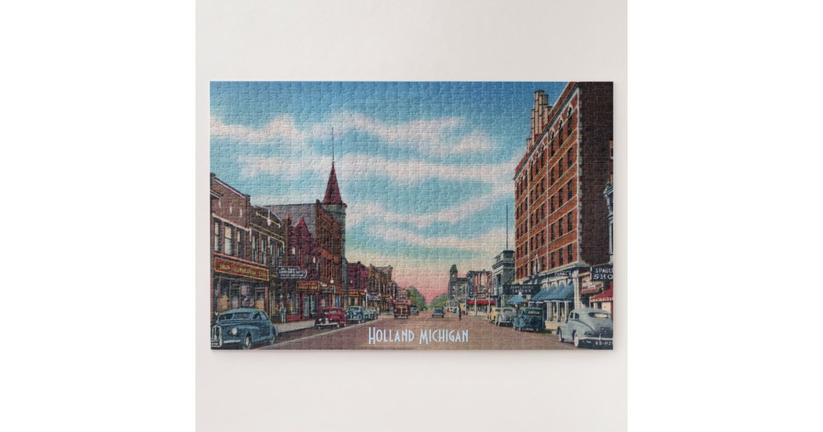 1940s Holland Michigan Large Puzzle | Zazzle