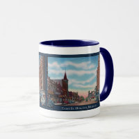 1940s Holland Michigan Two-Tone Coffee Mug