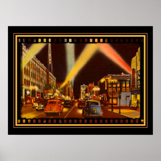 1940's Hollywood Blvd Poster (Front)