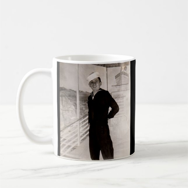 1940s jaunty sailor coffee mug (Left)
