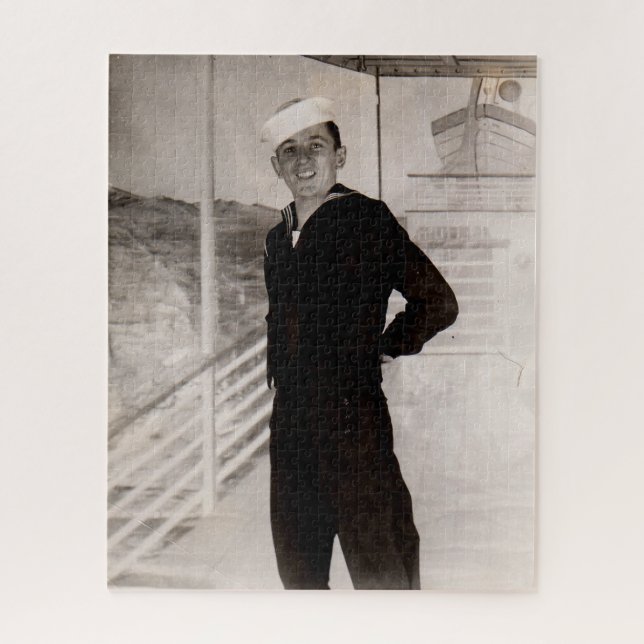 1940s jaunty sailor jigsaw puzzle (Vertical)