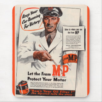 1940s Keep Your Car Running for Victory ad Mouse Pad
