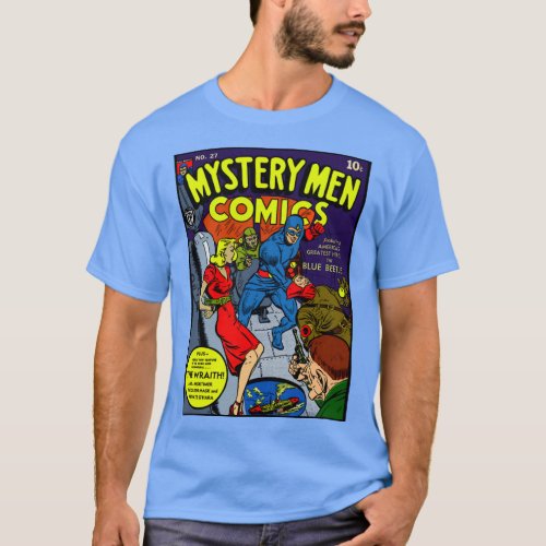 1940s Mystery Men Comics T_Shirt