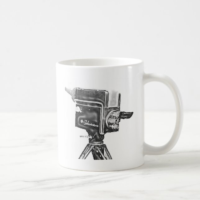1940's or 1950's Broadcast Studio TV Camera Coffee Mug (Right)
